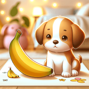 강아지와 바나나